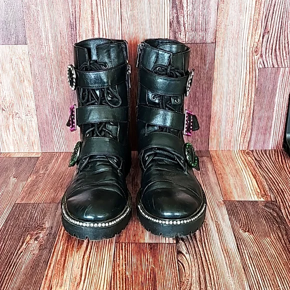 Jessica Simpson Women's Kirlah Combat Boot - Synthetic Upper Ankle Boots - View #5
